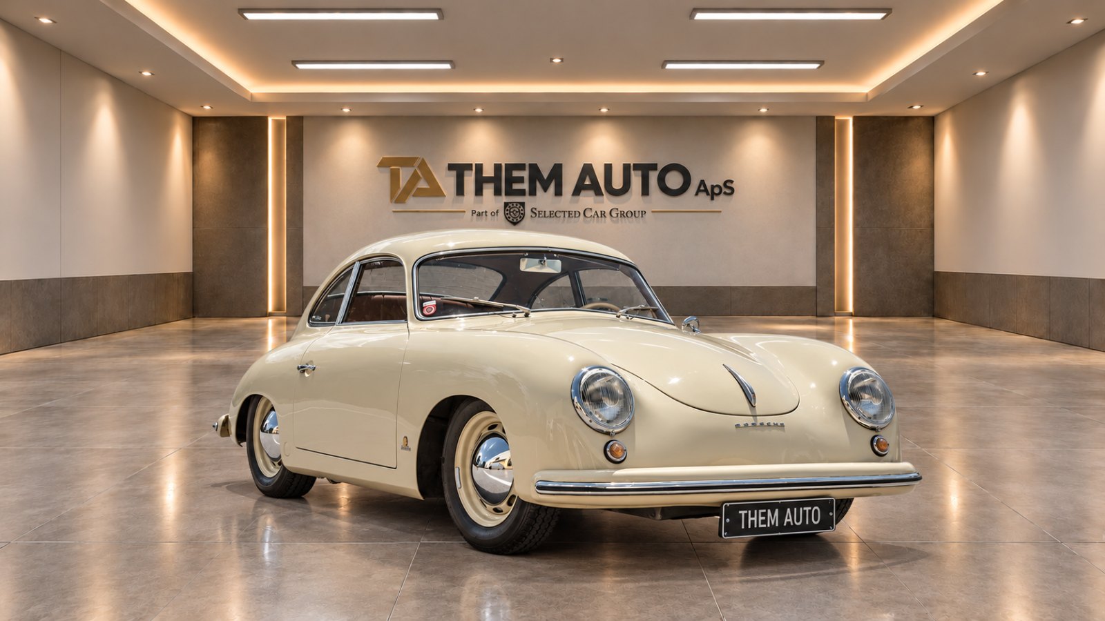Porsche 356 pre-A 1500 S Knickscheibe
